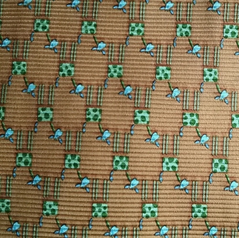 Ermenegildo Zegna Giraffe 100% Silk Tie - Picture 2 of 5